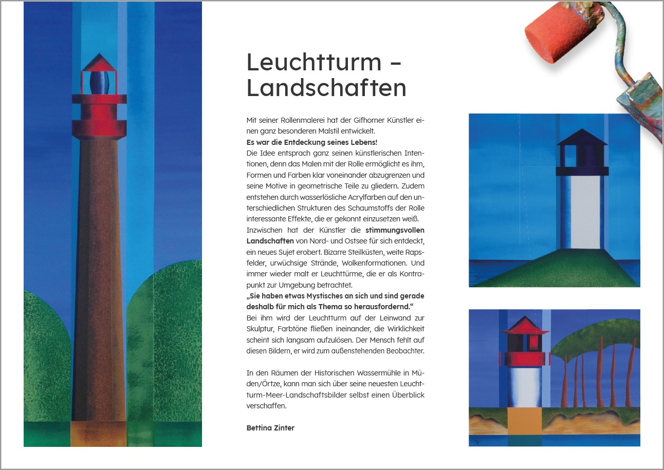 Peter Matzat - Leuchttürme und Landschaften