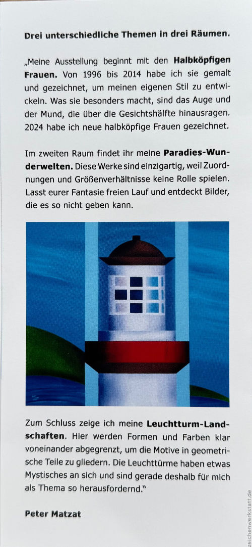 Kunst im Gutshaus _ Peter Matzat