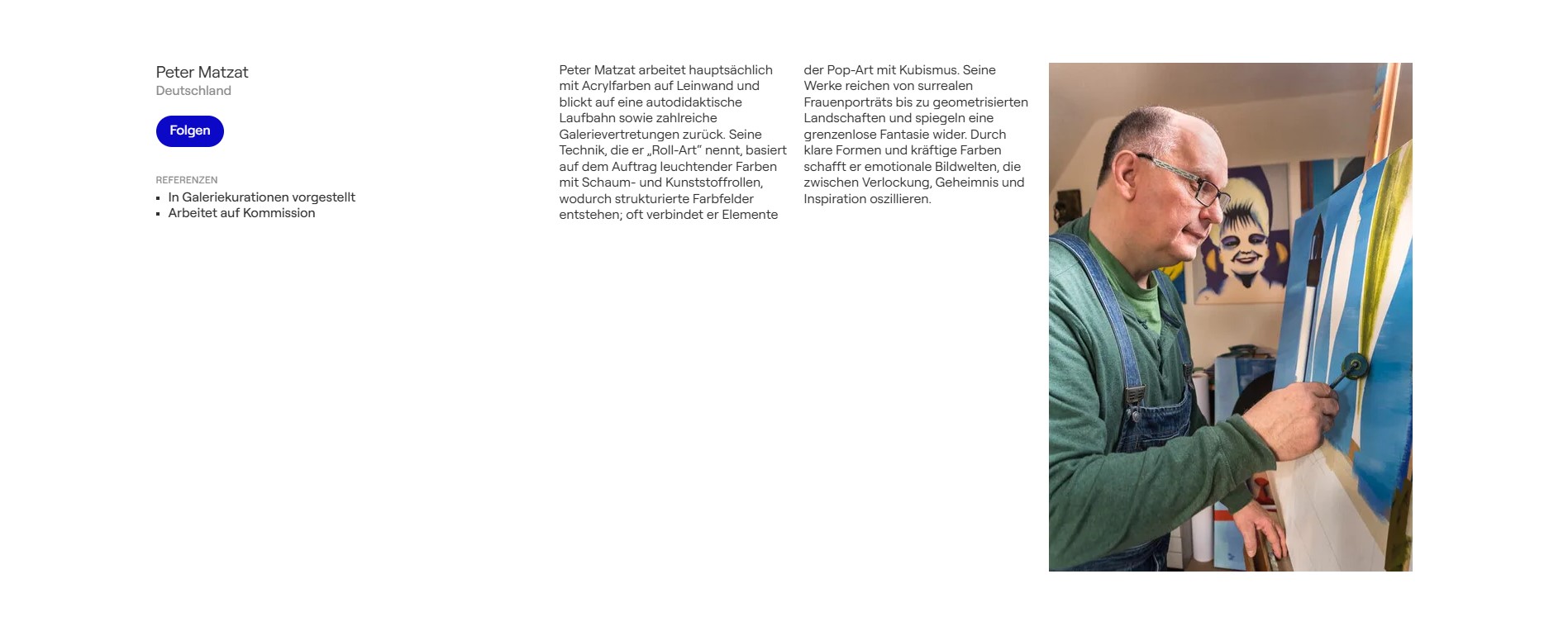 Künstler Peter Matzat _ singulart.com